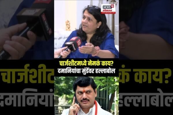 चार्जशीटमध्ये नेमकं काय? दमानियांचा मुंडेंवर हल्लाबोल N18S